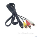 DIN 7PIN zum RCA -Audio -AV -Kabel